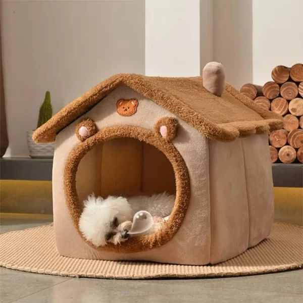 Foldable And Washable Cat House