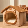 Foldable And Washable Cat House