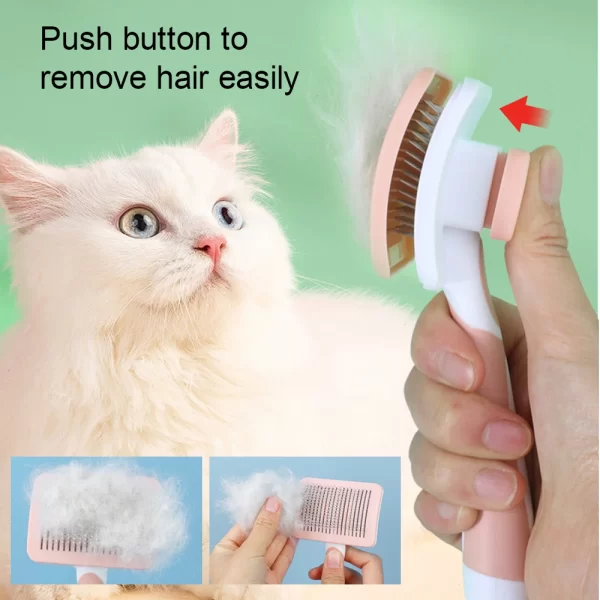 Kitten Brush Hair Removal Comb Cleaning