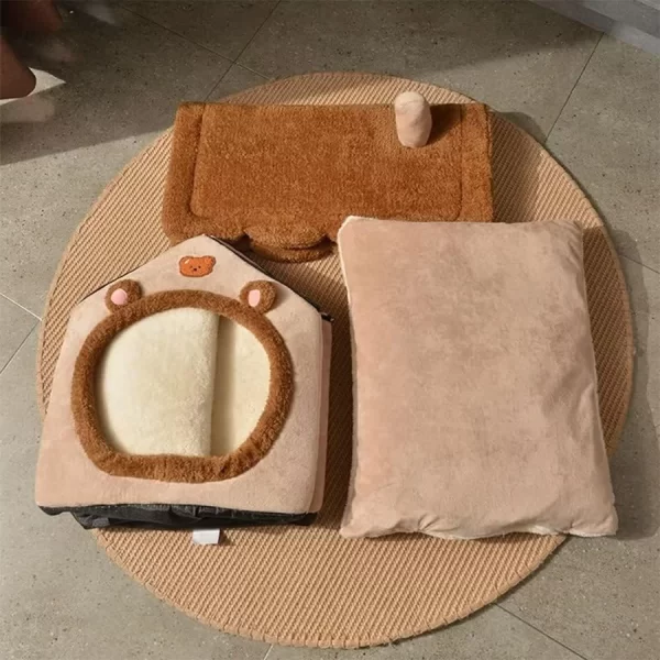 Foldable And Washable Cat House