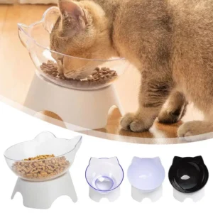 Cat Bowl Water Food 45° Inclination Stand