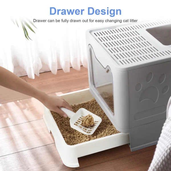 Large Space Cat Litter Box