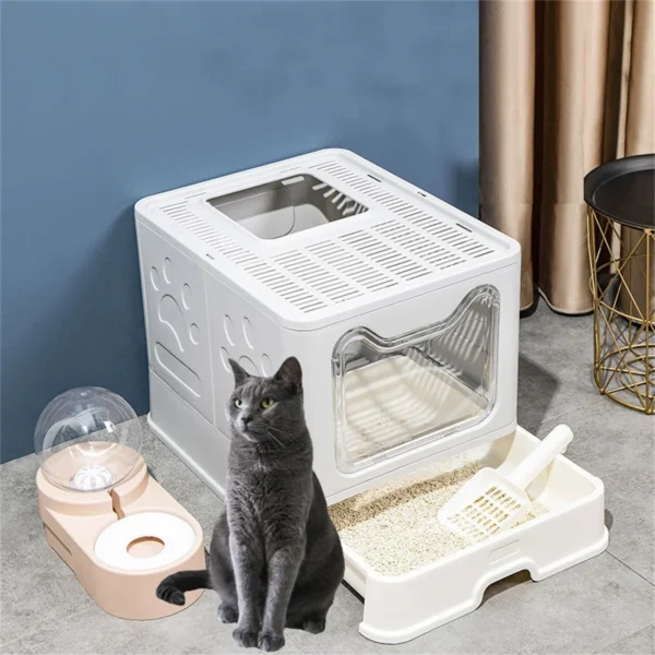 Large Space Cat Litter Box