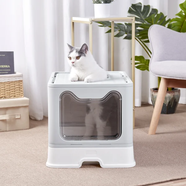 Large Space Cat Litter Box