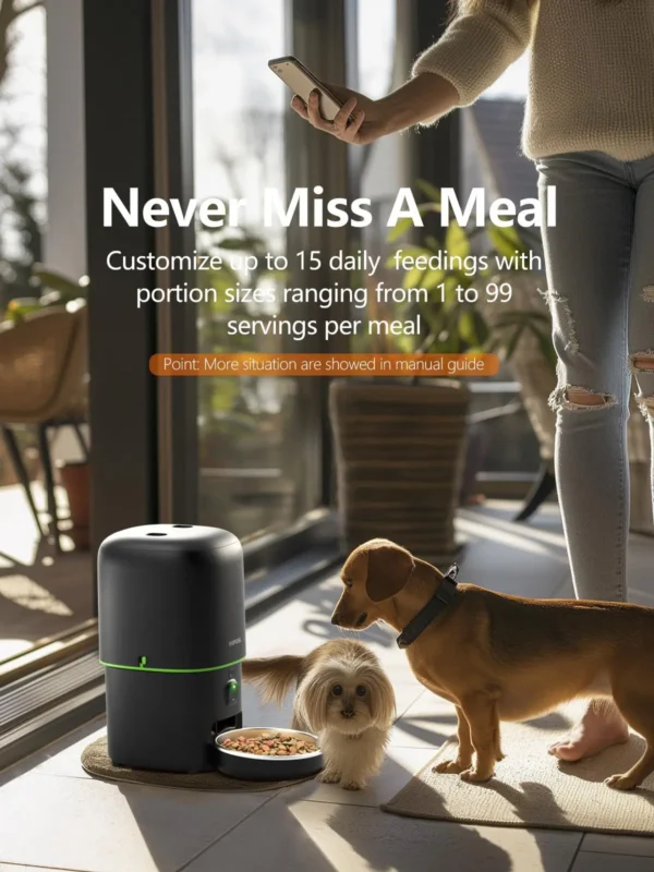Smart Cam Food Dispenser 2.4G/5GWiFi