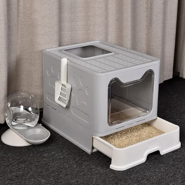 Large Space Cat Litter Box
