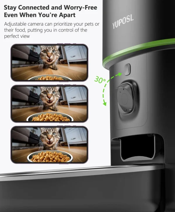 Smart Cam Food Dispenser 2.4G/5GWiFi