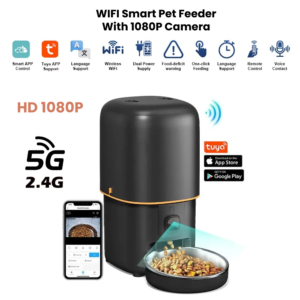 Smart Cam Food Dispenser 2.4G/5GWiFi