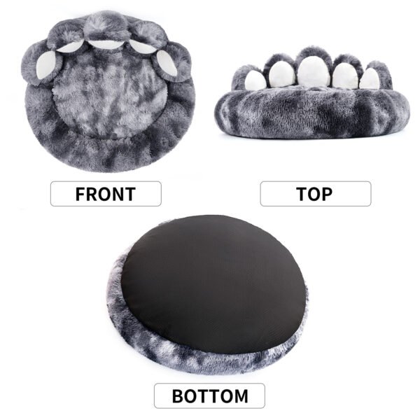 Cute Bear Paw Shape Cat Cozy Bed